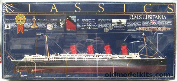 Revell 1/350 RMS Lusitania Ocean Liner, 8817 plastic model kit